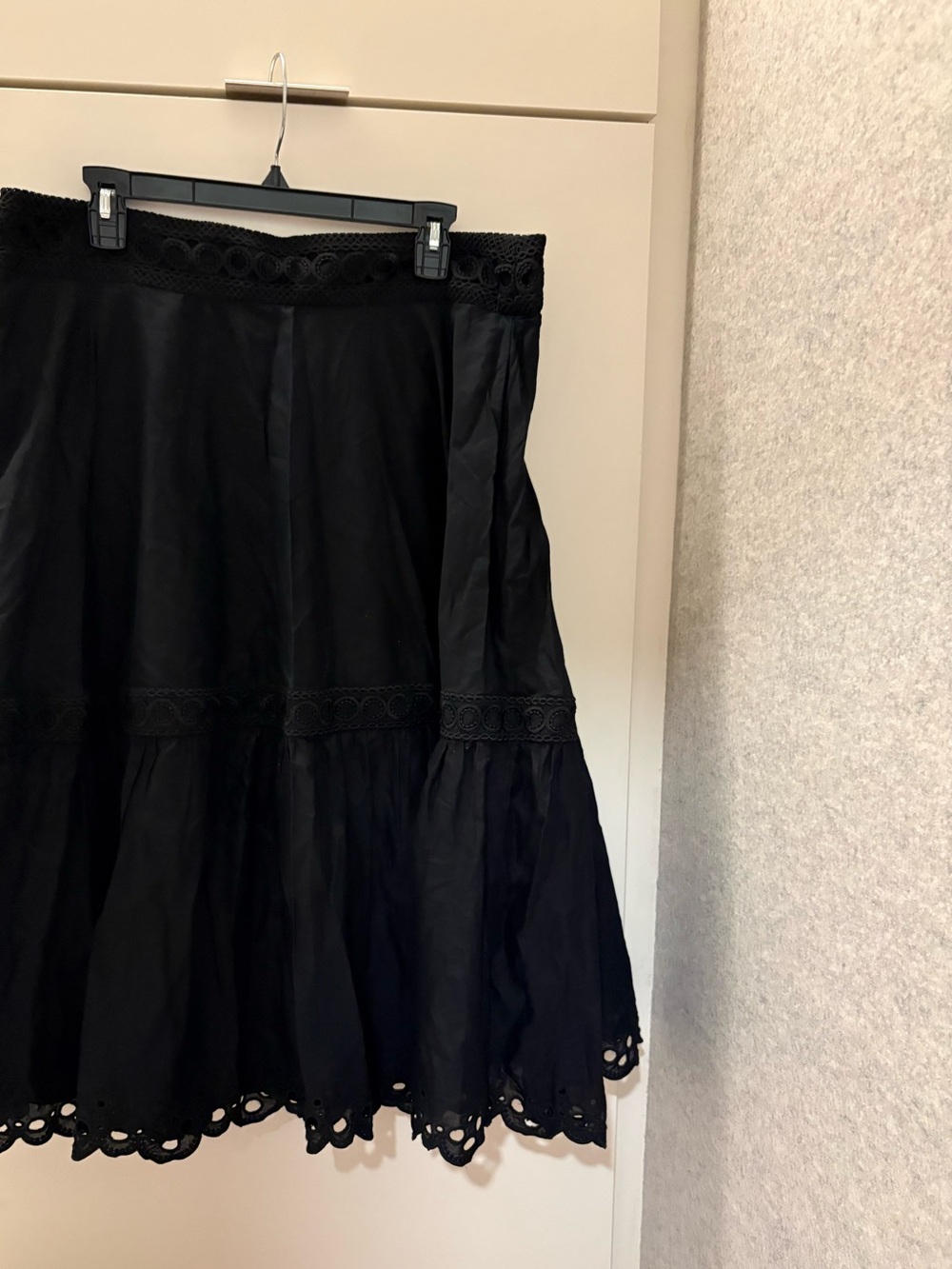 J. Crew Point Sur Midi Skirt with Eyelet Trim. Size 16. Like New.